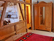 Schlafzimmer der Ferienwohnung mit Komfort im Bayerischen Wald - Spiegelau